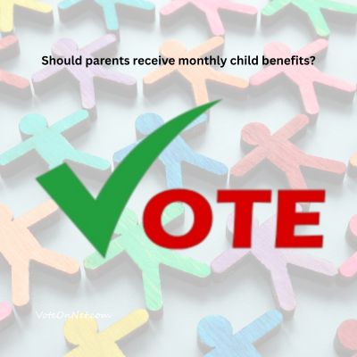 Monthly child benefits