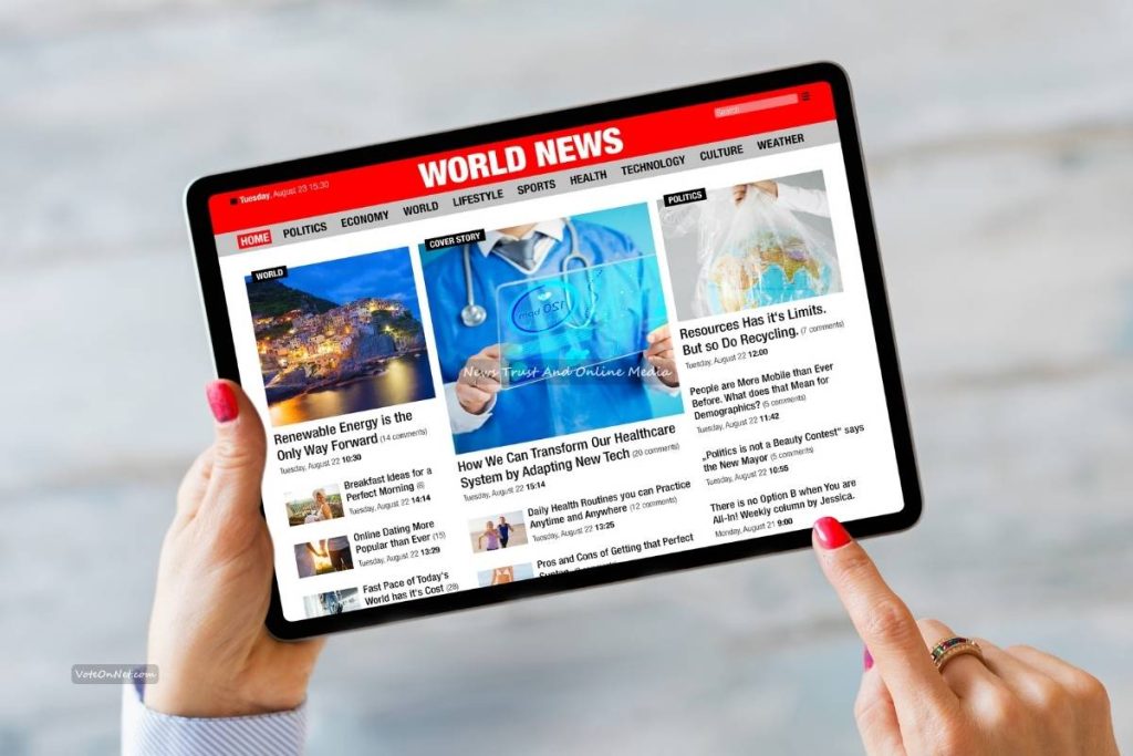 News Trust And Online Media